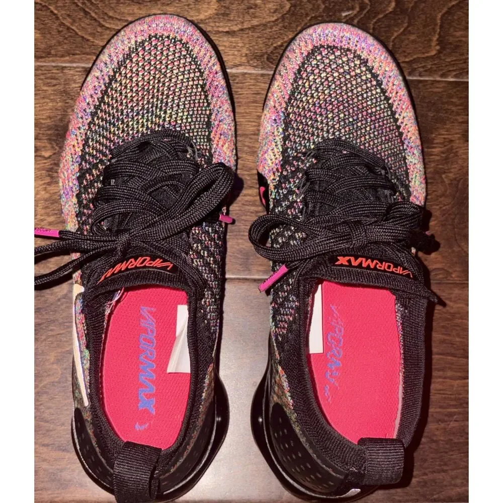 Nike Air Vapormax Flyknit 2 Women's Size 8 Running Shoes Multicolor